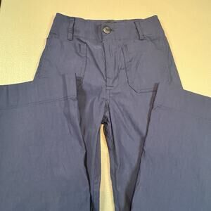 MAEVE Anthro Pants Size 27 Petite Colette Wide Leg High Rise Crop Linen Blend